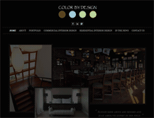Tablet Screenshot of colorbydesignllc.com